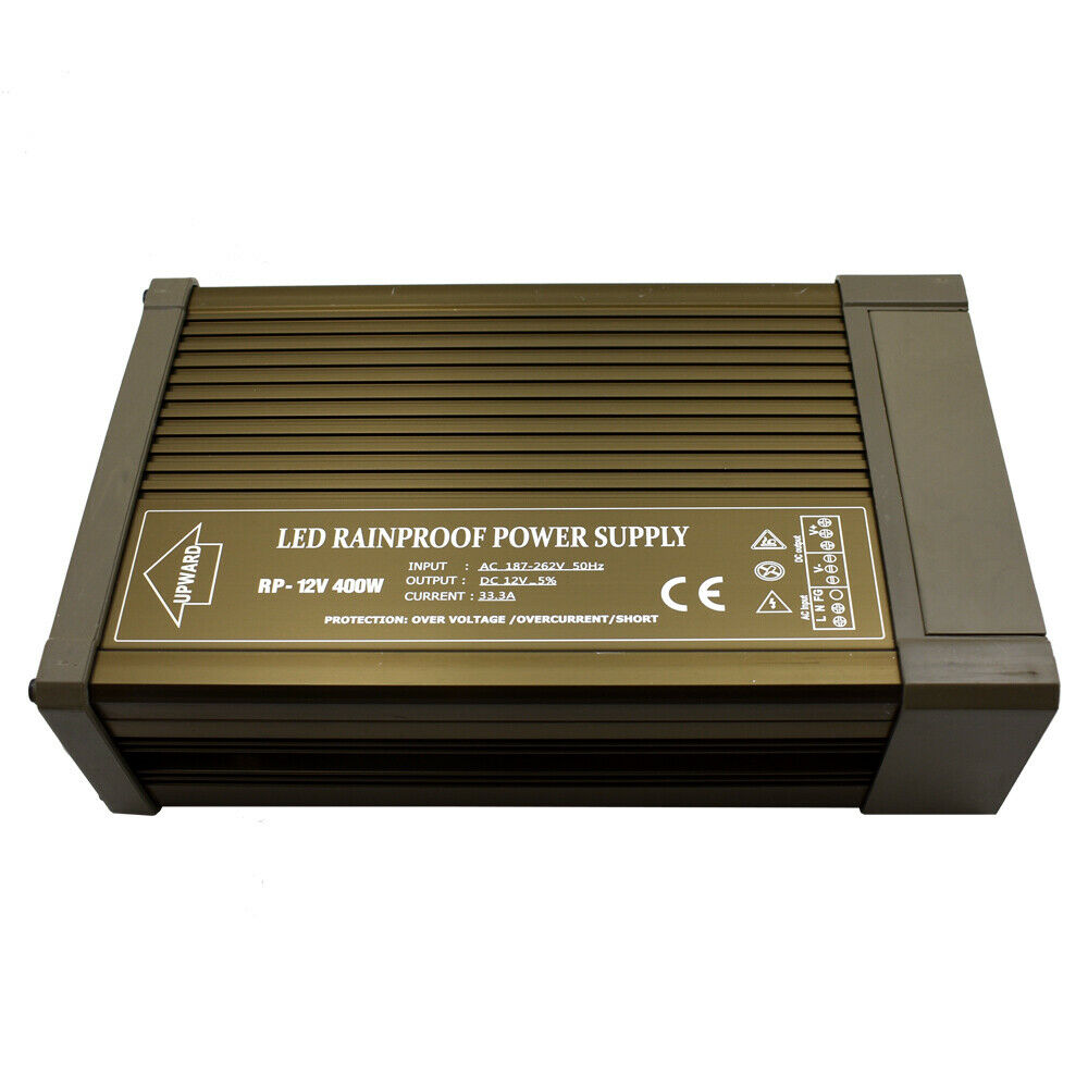 LEDSone Outdoor Rainproof Power Supply DC12V 400W Transformer